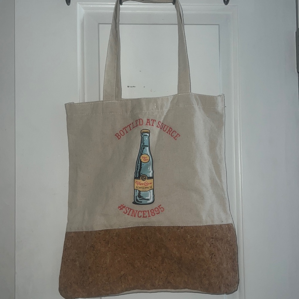 Topo Chico canvas tote shoulder bag